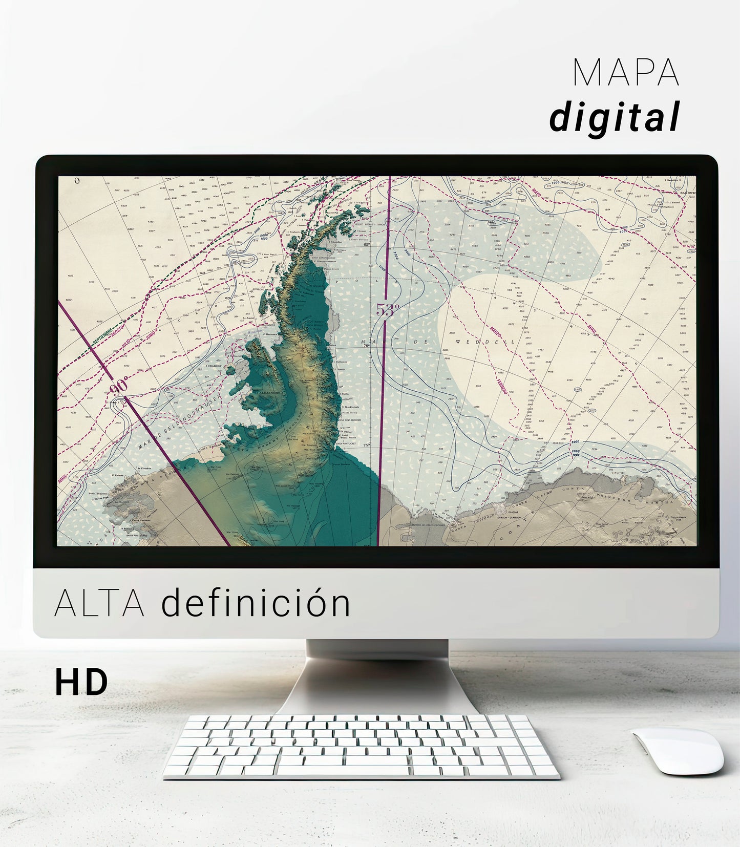 Sector antártico chileno | Extensión de hielo marino entre 1981 - 2010