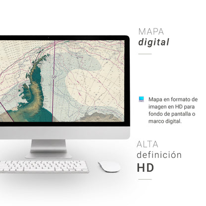 Antártica chilena histórico con datos de hielo marino