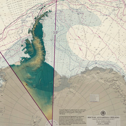 Antártica chilena histórico con datos de hielo marino