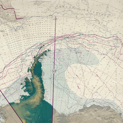 Antártica chilena histórico con datos de hielo marino