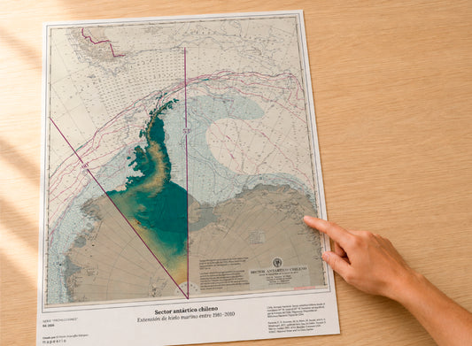 Antártica chilena histórico con datos de hielo marino
