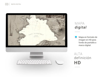Plano histórico de la Comisión exploradora del Llanquihue