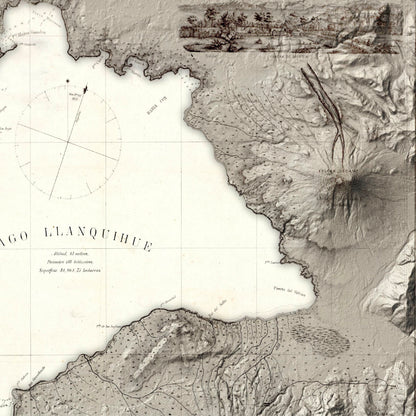 Plano histórico de la Comisión exploradora del Llanquihue