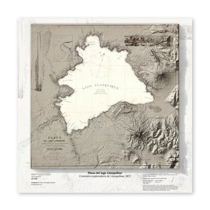 Plano histórico de la Comisión exploradora del Llanquihue